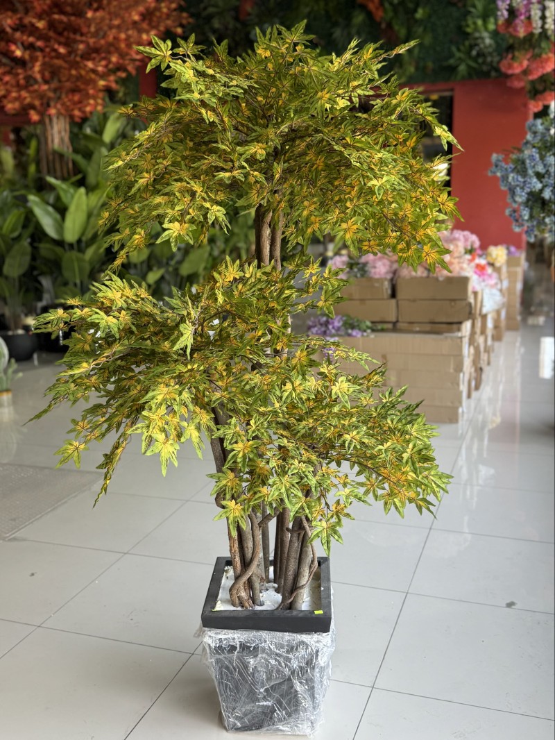 BTY-33 Yapay Çınar Ağacı Sarı – 3 Gövdeli | 180 cm