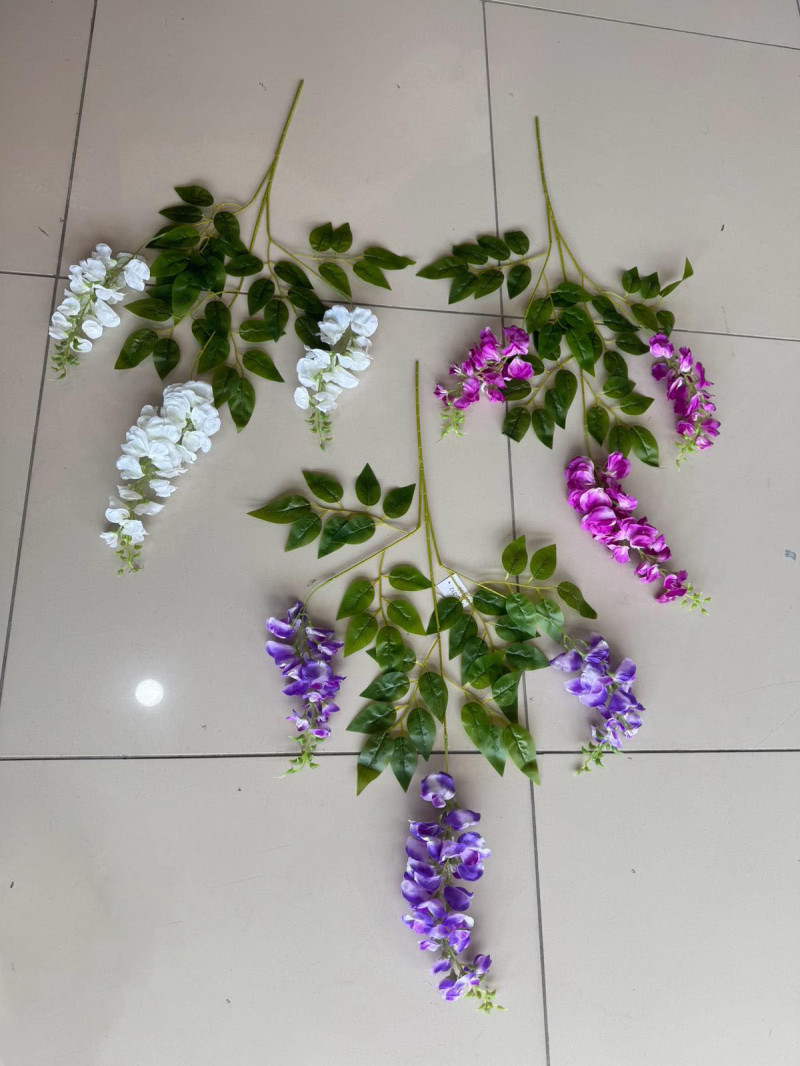 YNC-312 – Sarkık Visterya Yapay Çiçek (70 cm)
