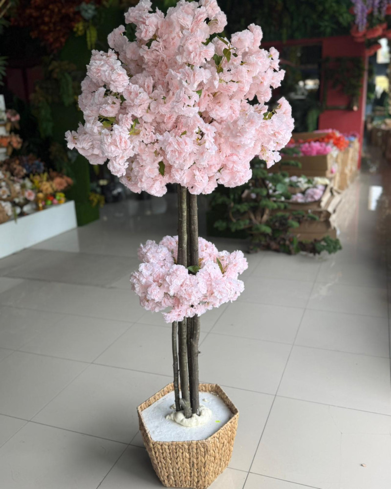 YC-1620 Pembe Bahar Dalı Yapay Ağaç