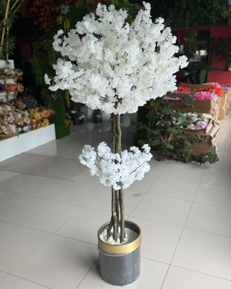 YNC-263 beyaz bahar dalı yapay ağaç 