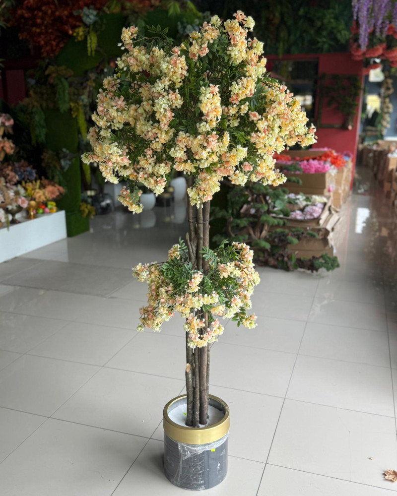 Ync-357 Sarı Bahar Dalı Yapay Ağaç