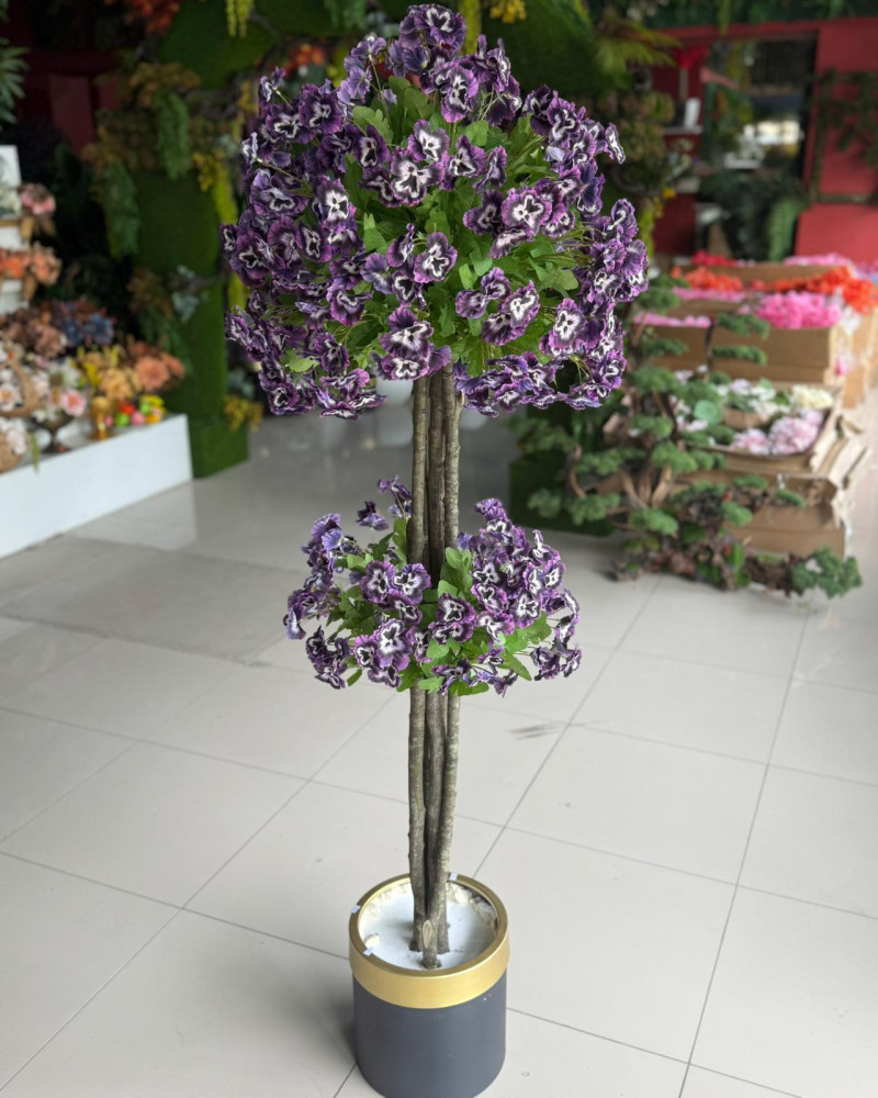 Ync-365 Mor Menekşe Yapay Ağaç